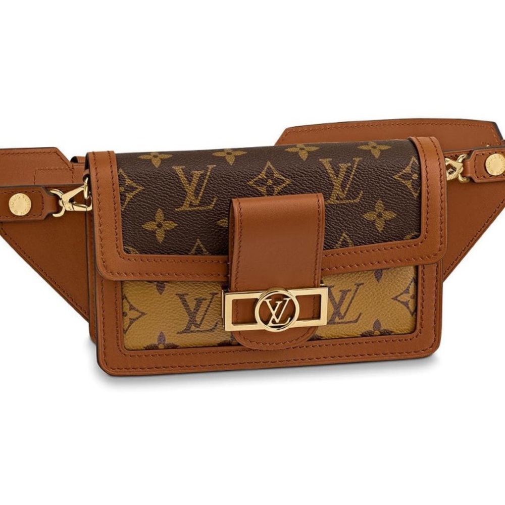 🔥LOUIS VUITTON🔥/Monogram  Canvas Dauphine Bumbag Bag/Gently Used/Box included - Picture 7 of 16